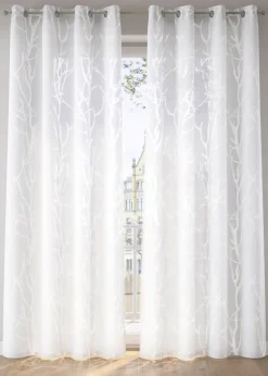 bonprix Salle À Manger·Voilages & Stores Bateaux|Salon·Rideaux & Voilages|Voilage à motif dévoré (1 pce)