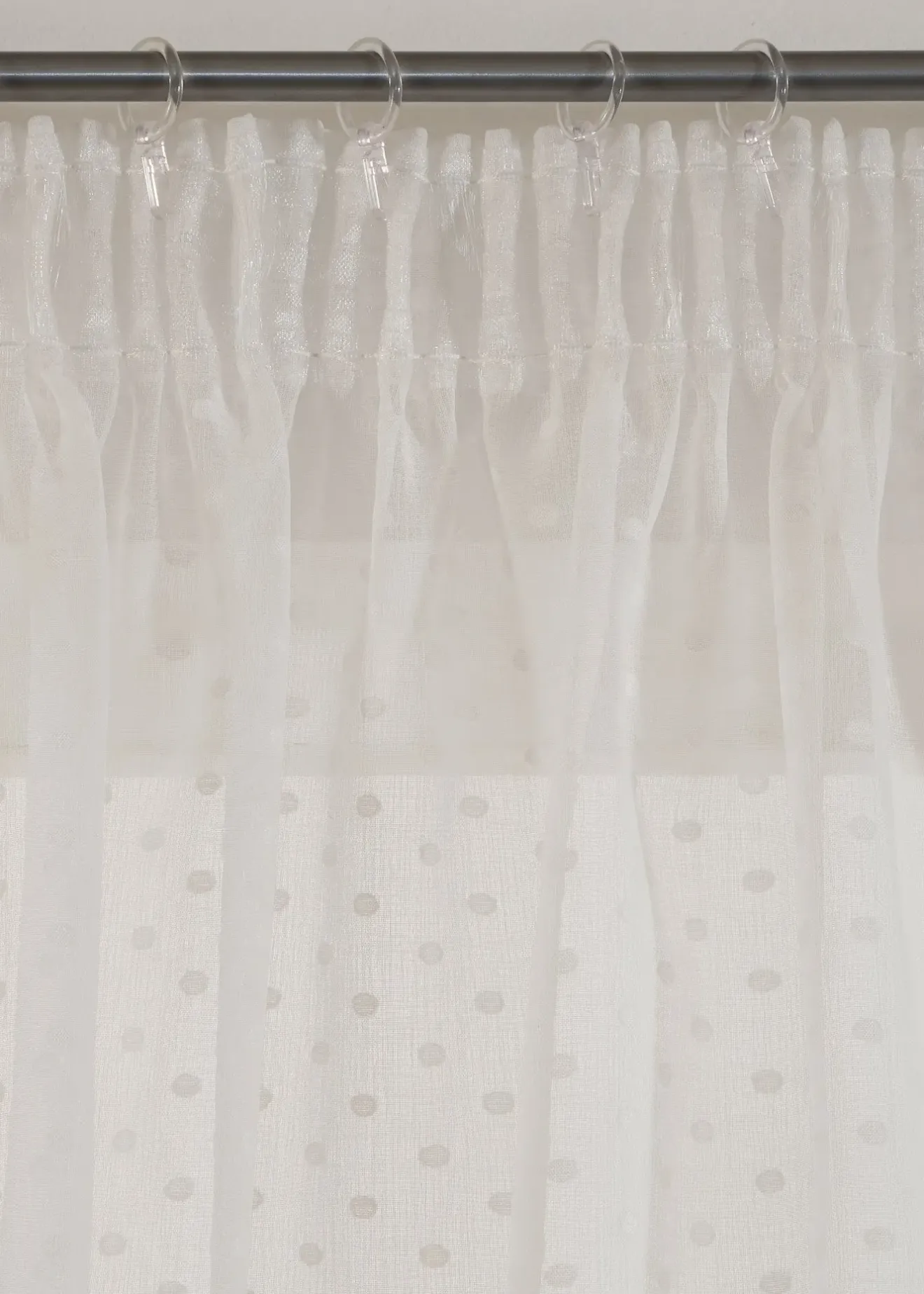 bonprix Salon·Rideaux & Voilages|Voilages|Voilage à pois jacquard (1 pce)