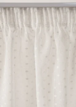 bonprix Salon·Rideaux & Voilages|Voilages|Voilage à pois jacquard (1 pce)