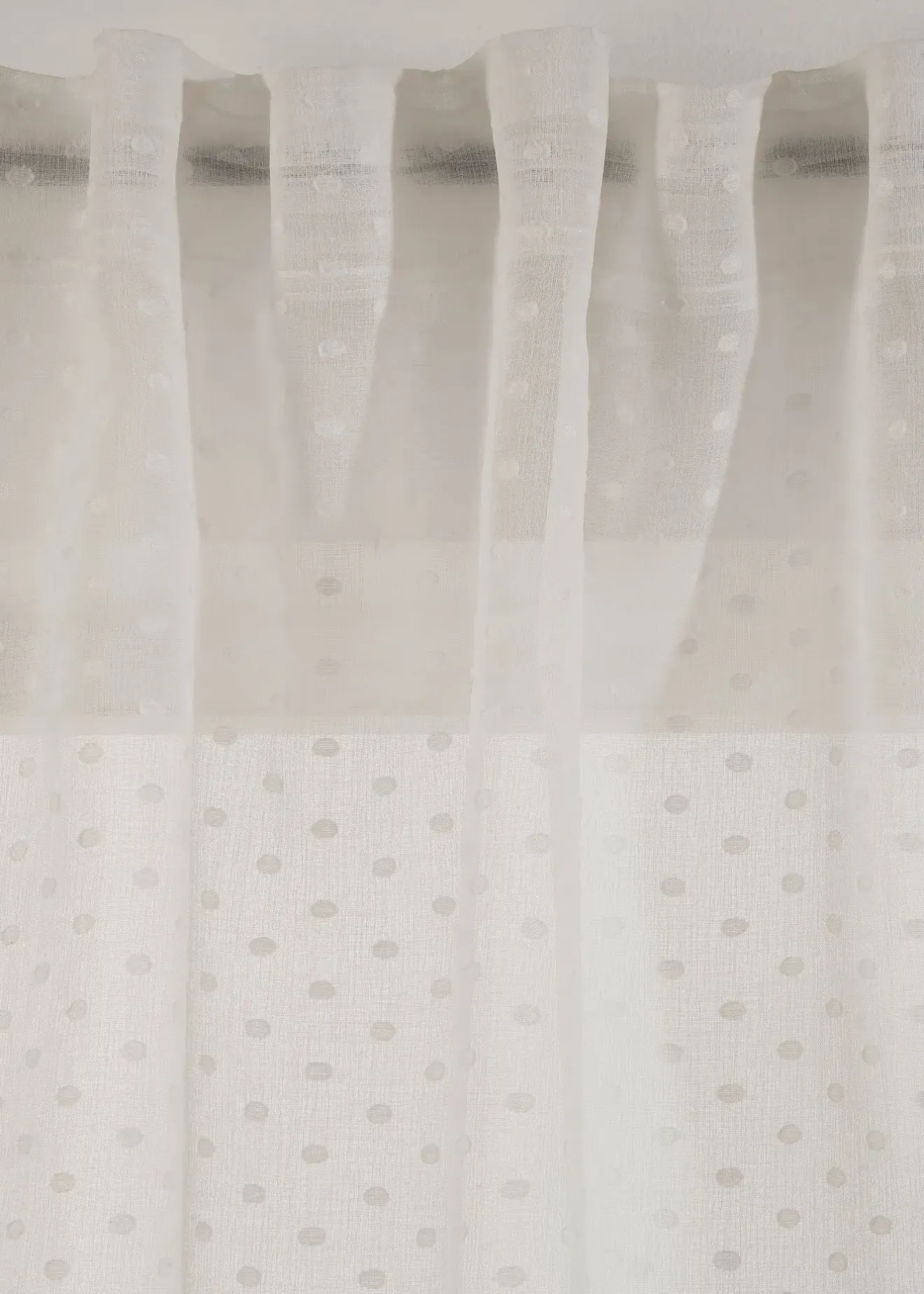 bonprix Salon·Rideaux & Voilages|Voilages|Voilage à pois jacquard (1 pce)