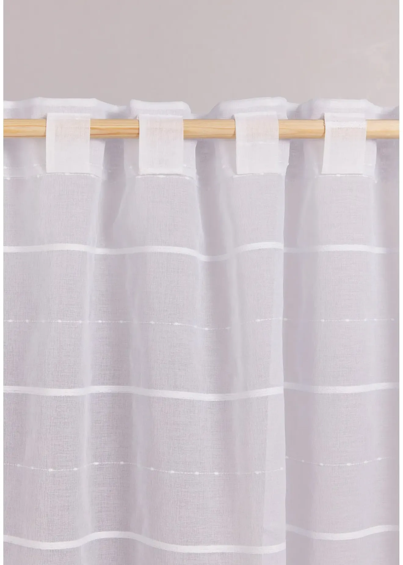 bonprix Salle À Manger·Voilages & Stores Bateaux|Salon·Rideaux & Voilages|Voilage à rayures en 3D (1 pce)