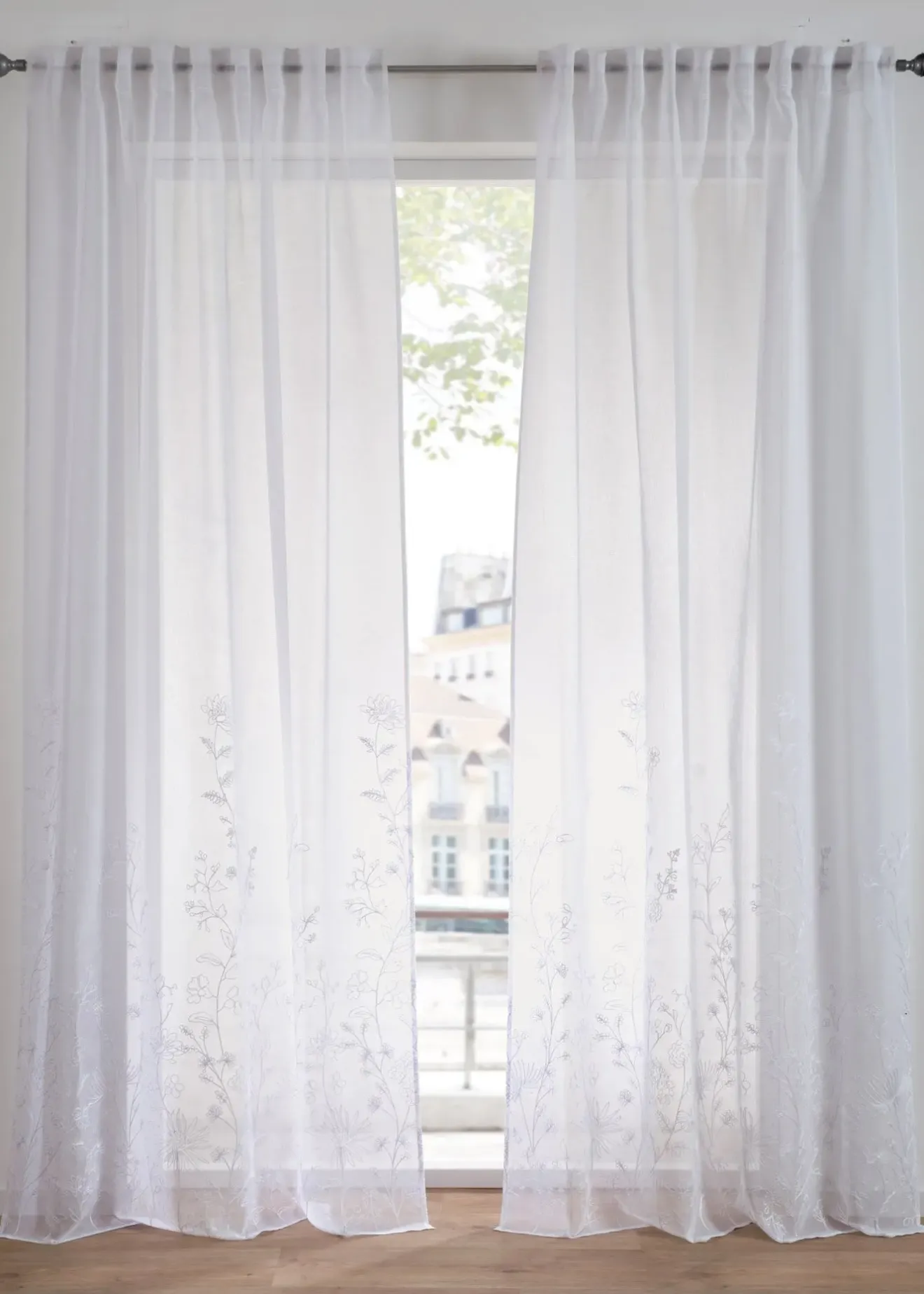 bonprix Voilage avec polyester recyclé (1 pce)| Salon·Rideaux & Voilages|Voilages