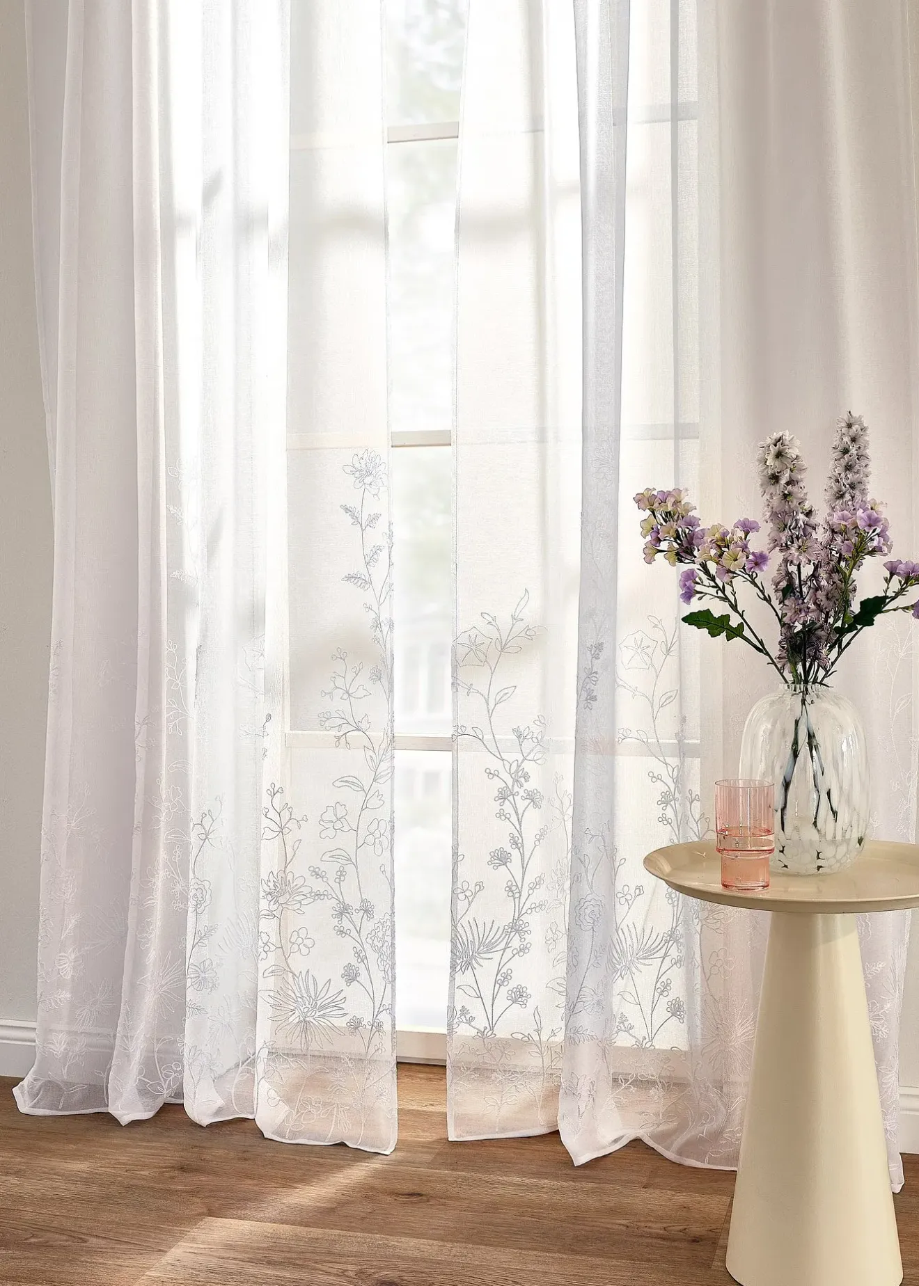 bonprix Voilage avec polyester recyclé (1 pce)| Salon·Rideaux & Voilages|Voilages