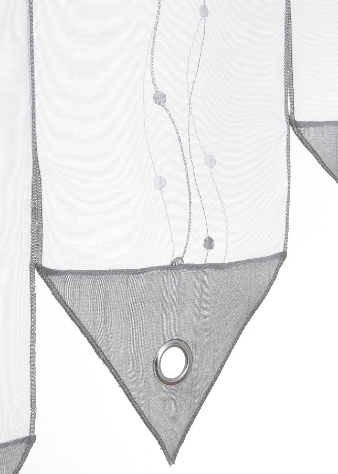 bonprix Vitrages/Brise-Bise|Voilage brodé en pointe (1 pce.)