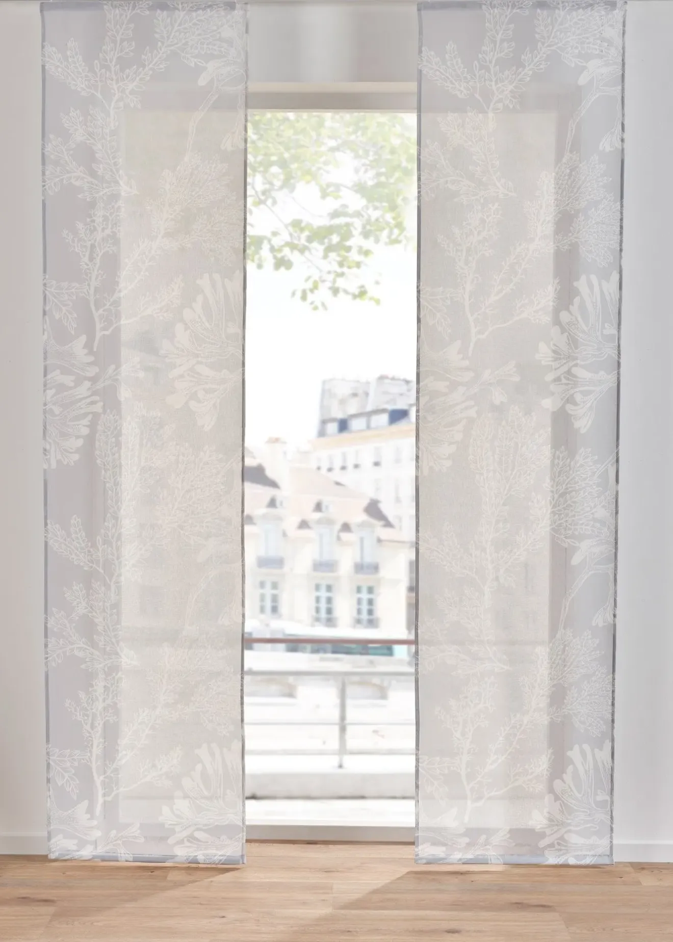 bonprix Panneaux Coulissants|Voilage coulissant à imprimé floral (1 pce)