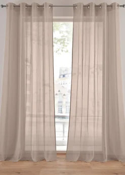 bonprix Salle À Manger·Voilages & Stores Bateaux|Salon·Rideaux & Voilages|Voilage en batiste texturée (1 pce)