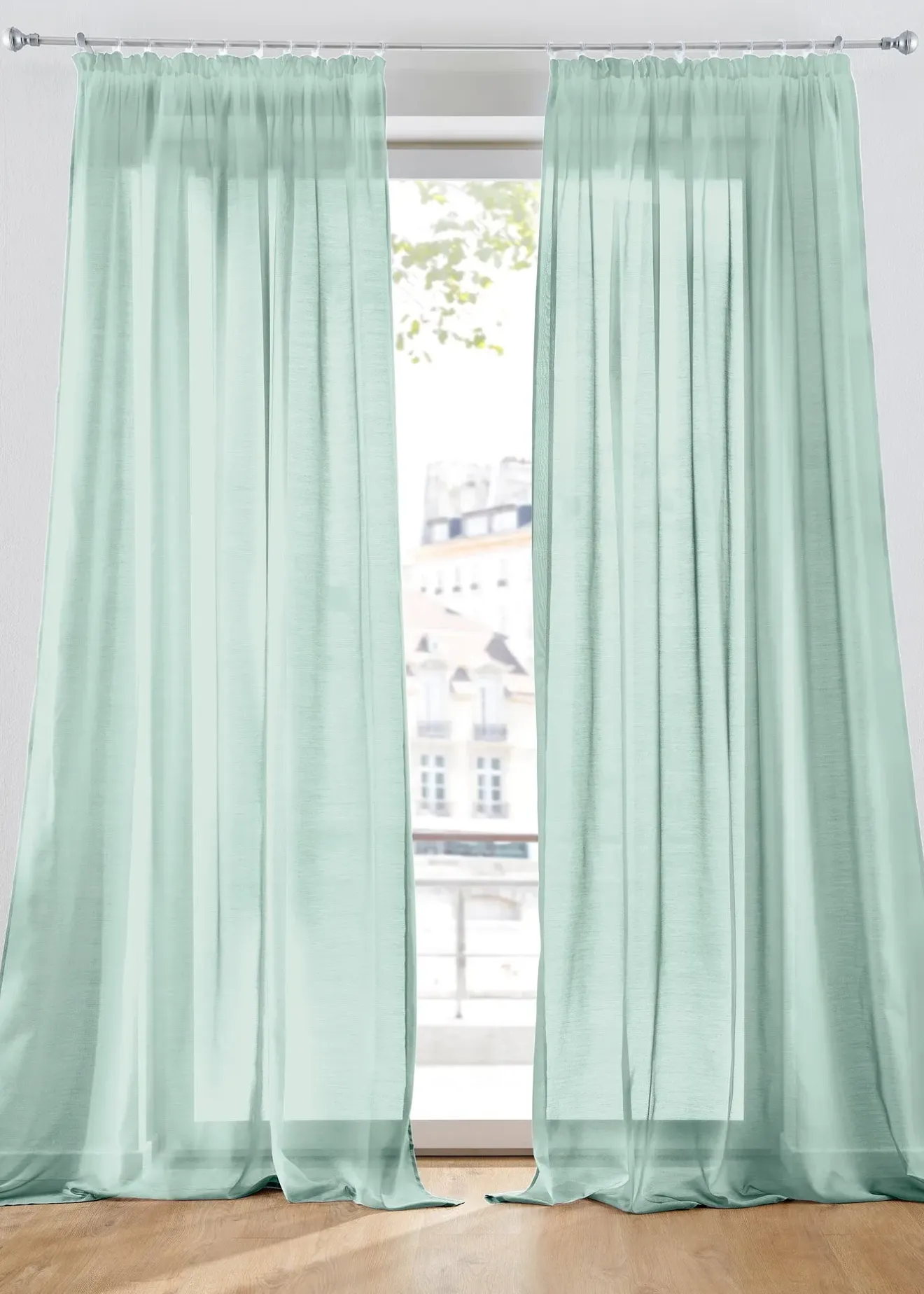 bonprix Salle À Manger·Voilages & Stores Bateaux|Salon·Rideaux & Voilages|Voilage en fine batiste (1 pce)