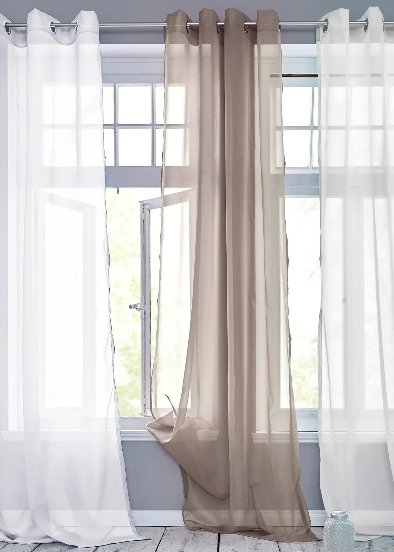 bonprix Voilage en tissu léger (1 pce)| Salle À Manger·Voilages & Stores Bateaux|Salon·Rideaux & Voilages