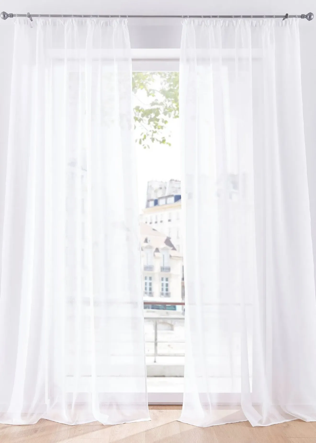 bonprix Voilages|Voilage finement texturé (1 pce), aussi en XXL