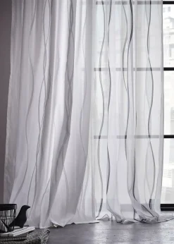 bonprix Voilages|Voilage imprimé vagues (1 pce)