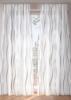 bonprix Voilage imprimé vagues (1 pce)| Voilages