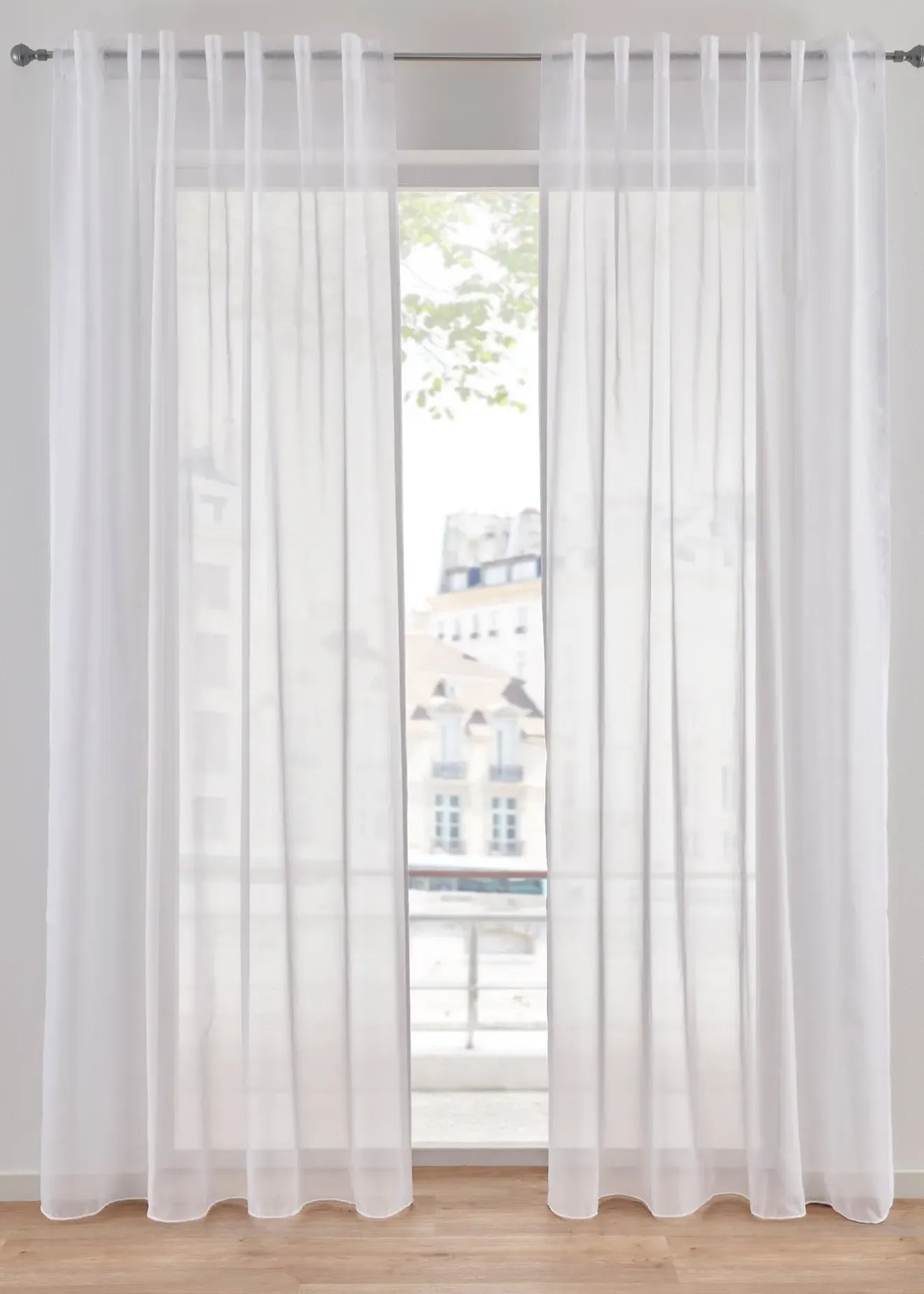 bonprix Salle À Manger·Voilages & Stores Bateaux|Salon·Rideaux & Voilages|Voilage léger à pattes invisibles (1 pce)