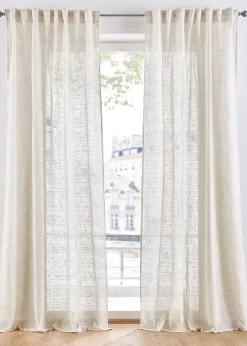 bonprix Voilage texturé (1 pce), nombreuses tailles| Salle À Manger·Voilages & Stores Bateaux|Salon·Rideaux & Voilages