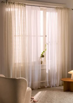 bonprix Salle À Manger·Voilages & Stores Bateaux|Salon·Rideaux & Voilages|Voilage texturé (1 pce), nombreuses tailles