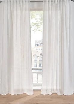 bonprix Salon·Rideaux & Voilages|Rideaux Classiques|Voilage texturé (1 pce), aussi en extra long