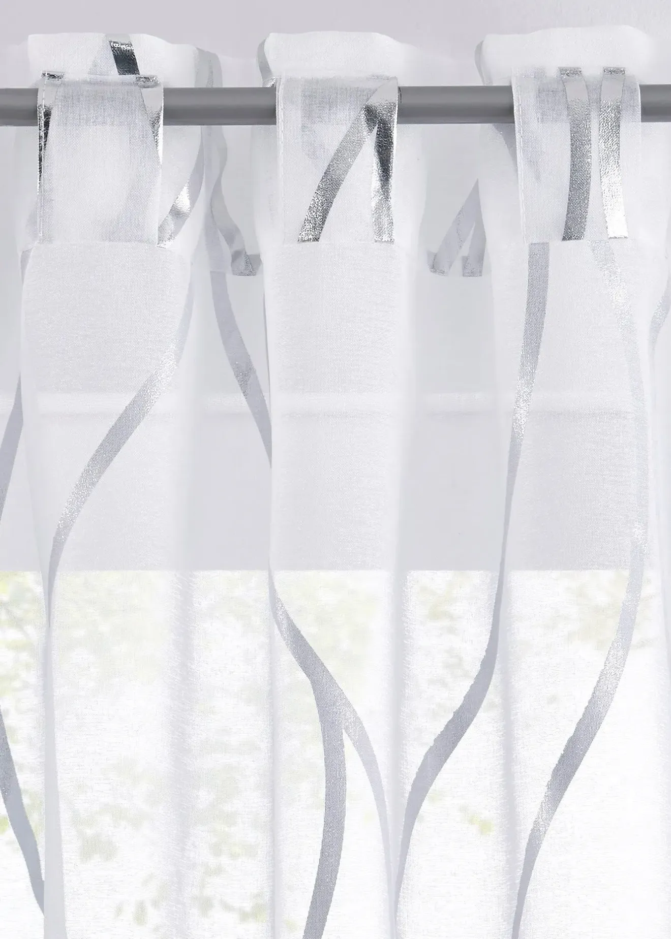 bonprix Voilage transparent à imprimé brillant (1 pce)| Salon·Rideaux & Voilages|Voilages