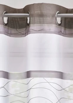bonprix Voilages|Voilage transparent à rayures horizontales (1 pce)