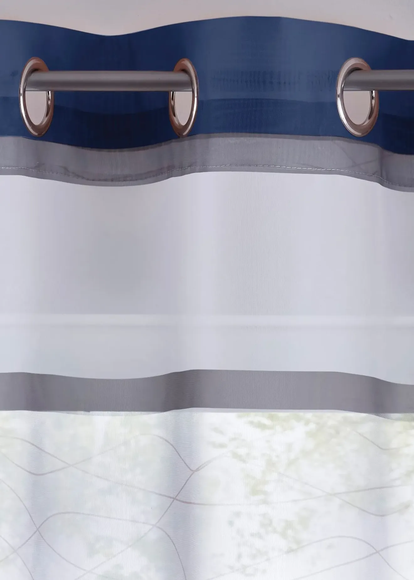 bonprix Voilage transparent à rayures horizontales (1 pce)| Voilages