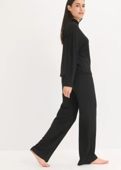 bonprix Vêtement d’intérieur en matière douce et côtelée, oversize|Femme Homewear|Lingerie Nuit